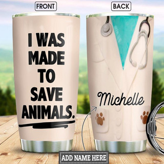 Vet Tech Personalized Stainless Steel Tumbler 20Oz - Thegiftio UK