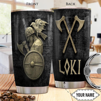 Viking Personalized Stainless Steel Tumbler 20Oz - Thegiftio UK