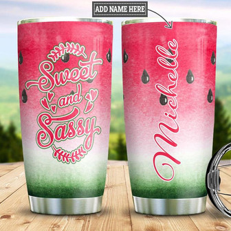 Watermelon Personalized Stainless Steel Tumbler 20Oz - Thegiftio UK