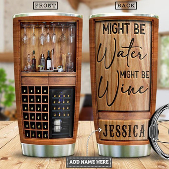 Wine Love Personalized Stainless Steel Tumbler 20Oz - Thegiftio UK