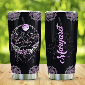 Witch Mandala Personalized Stainless Steel Tumbler 20Oz - Thegiftio UK