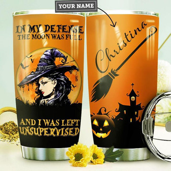 Witch Personalized Stainless Steel Tumbler 20Oz - Thegiftio UK