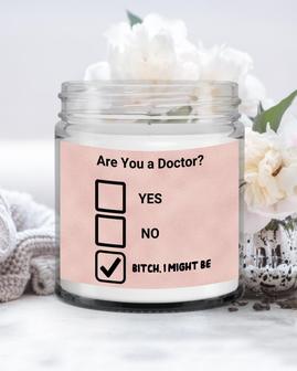 Doctor Graduation Gift, Medical School Graduation Gift for , Doctor, Celebration Are You a Doctor Vanilla Scented Soy Candle, Funny Lawyer Candle Soy Wax Candle Jar 9oz - Thegiftio UK
