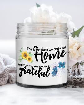 Housewarming Candle| This is the Place We Call Home Candle| Gift for Homeowner Soy Wax Candle Jar 9oz - Thegiftio UK