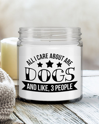Funny dog candle gift for dog lovers dog quote candle - Thegiftio