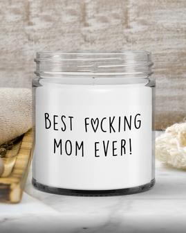 Funny Mom Candle, Best Fcking Mom Ever, Gift For Mom, Gift From Son Daughter, Gift Idea For Mom, Candle Gift For Birthday Christmas - Thegiftio UK