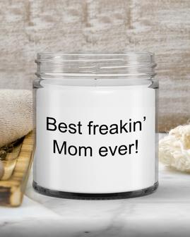 Mom candle, Best Freakin Mom Ever, Gift For Mom, Gift From Son Daughter, Christmas Birthday Gift, Funny Mom Gift, Soy Handmade Candle - Thegiftio UK