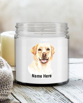 Personalized labrador candle gift for lab lover gift for lab mom - Thegiftio UK