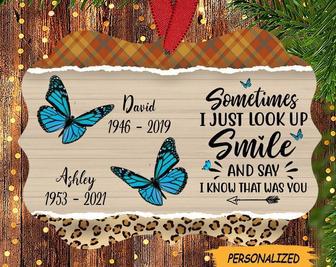 Personalized Butterfly Memorial Gift for Father or Mother Loss Ornament, Gift For Mom, Memorial Gift Dad, Remembrance Gift, Memorial Gift - Thegiftio UK