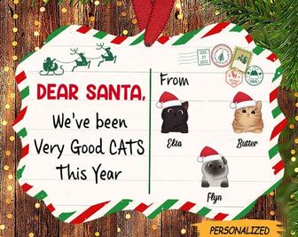 Personalized Cat Christmas Santa Benelux Ornament, Christmas Gift for Cat Lovers, Gift for Cat Lovers, Custom Cat Gift, Cat Owner Gift - Thegiftio UK