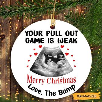 Personalized Christmas Gift For Mommy To Be Weak Pull Out Game Ornament, New Mom Gift, Expecting Mom Gift, Pregnancy Gift, Gift For New Mom