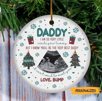 Personalized Daddy I Know You’ll Be The Very Best Daddy Ornament, Gift for Dad to be, New Dad Gift, First Time Dad Gift, Gift From The Bump - Thegiftio UK