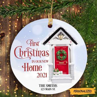 Personalized Our First Home Christmas Ornament, Housewarming 1st Christmas in New Home Gift, House Warming Gift, New Parent Gift - Thegiftio UK