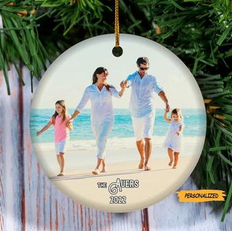Personalized Portrait Family Photo Upload Christmas Ornament, Design Your Own Photo Ornament, Custom Photo Ornaments, Family Photo Gift - Thegiftio UK