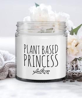 Vegan Plant Based Princess Candle Vanilla Scented Soy Wax Blend 9 oz. with Lid - Thegiftio UK