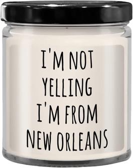 New Orleans Candle, New Orleans Gifts, I'm Not Yelling I'm from New Orleans 9 oz Soy Wax Candle - Thegiftio UK