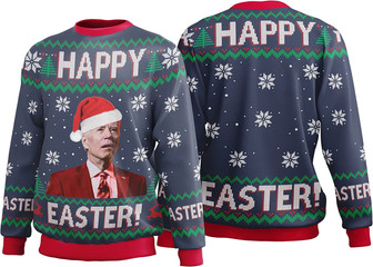 Ugly Christmas Sweater, Ugly Crewneck Sweater, Merry Christmas 2022 Ugly Sweater, Unisex Sweater 3D Black - Thegiftio UK