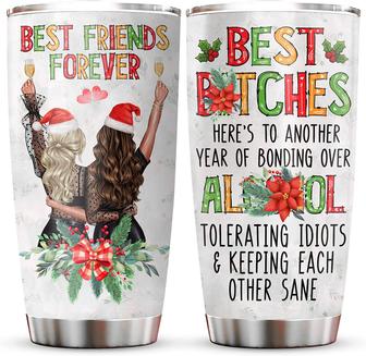 Christmas Gifts for Women Best Friends - Best Friend Forever Tumbler - Christmas Funny Coffee Mug - Funny Birthday Gifts for Bff Roommate Besties - Gift Idea for Christmas Xmas Holiday - Thegiftio UK