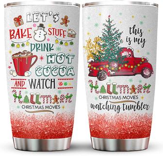 Christmas Gifts for Men Women - This Is My Christmas Movies Watching Tumbler Cup - Cute Christmas Coffee Mug - Funny Birthday Gifts Xmas Gift Idea for Best Friend Family - Thegiftio UK