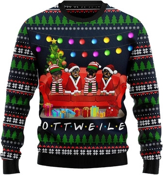 Cute Dog Lovers Christmas Sweaters for Women - Mens Sweater Winter Holiday Crew Neck Shirt14 - Thegiftio UK
