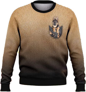 Cute Dog Loyal Pet Christmas Sweaters for Women - Mens Sweater Winter Holiday Crew Neck Shirt20 Dog10 - Thegiftio UK