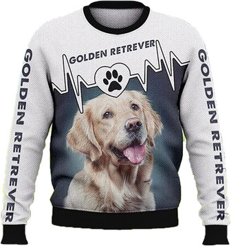 Cute Dog Loyal Pet Christmas Sweaters for Women - Mens Sweater Winter Holiday Crew Neck Shirt20 Golden12 - Thegiftio UK