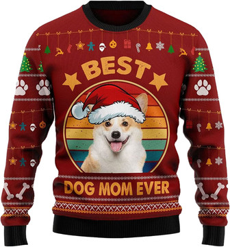 Cute Pet Christmas Sweaters for Women - Mens Sweater Winter Holiday Crew Neck Shirt02 Dachshund03 - Thegiftio UK