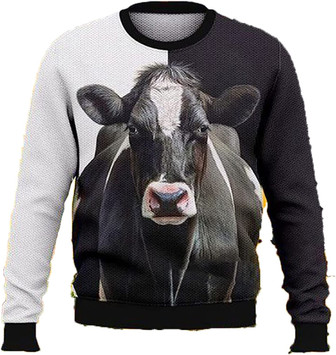 Dairy Cow Farm Christmas Sweaters for Women - Mens Sweater Winter Holiday Crew Neck Shirt29 Horse01 - Thegiftio UK