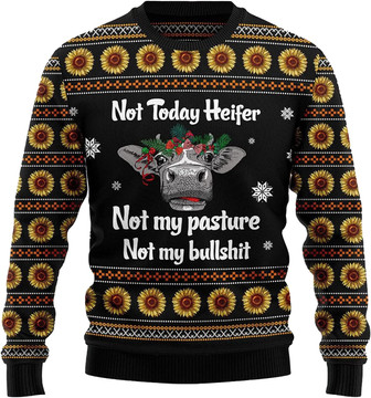 Dairy Cow Farm Christmas Sweaters for Women - Mens Sweater Winter Holiday Crew Neck Shirt29 Horse04 - Thegiftio UK