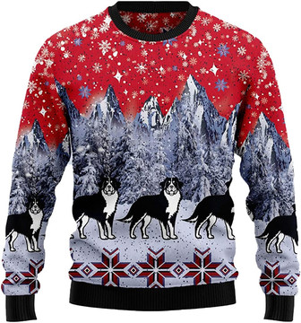 Funny Dog Christmas Sweaters for Women - Mens Sweater Winter Holiday Crew Neck Shirt41 - Thegiftio UK