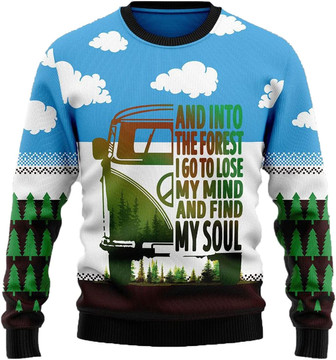 Go Camping Christmas Sweaters for Women - Mens Sweater Winter Holiday Crew Neck Shirt15 Camping04 - Thegiftio UK