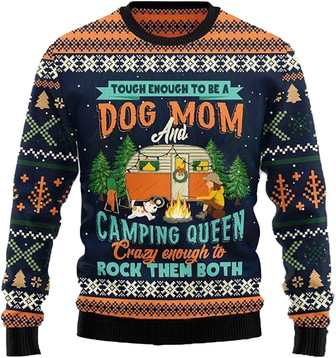Go Camping Christmas Sweaters for Women - Mens Sweater Winter Holiday Crew Neck Shirt15 Camping06 - Thegiftio UK