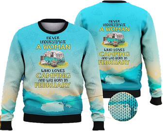 Go Camping Lover Christmas Sweaters for Women - Mens Sweater Winter Holiday Crew Neck Shirt23 Camping01 - Thegiftio UK