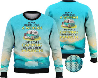 Go Camping Lover Christmas Sweaters for Women - Mens Sweater Winter Holiday Crew Neck Shirt23 Camping02 - Thegiftio UK