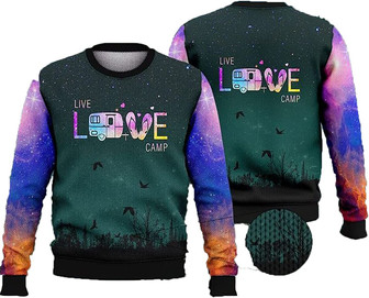 Go Camping Lover Christmas Sweaters for Women - Mens Sweater Winter Holiday Crew Neck Shirt23 Camping04 - Thegiftio UK