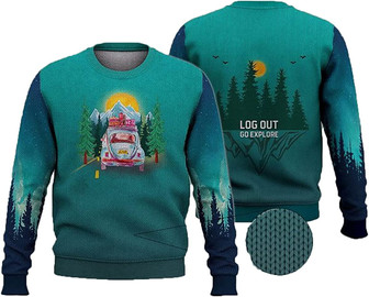 Go Camping Lover Christmas Sweaters for Women - Mens Sweater Winter Holiday Crew Neck Shirt23 Camping05 - Thegiftio UK