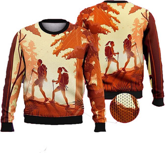 Go Camping Lover Christmas Sweaters for Women - Mens Sweater Winter Holiday Crew Neck Shirt23 Camping06 - Thegiftio UK