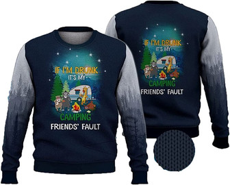 Go Camping Lover Christmas Sweaters for Women - Mens Sweater Winter Holiday Crew Neck Shirt23 Camping09 - Thegiftio UK