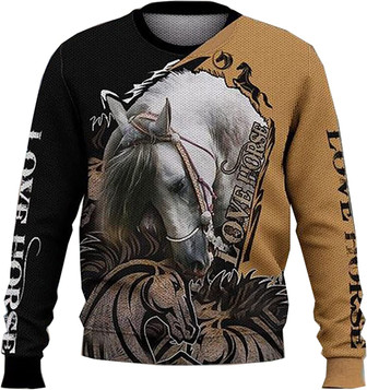 Horse Racing Lovers Christmas Sweaters for Women - Mens Sweater Winter Holiday Crew Neck Shirt28 Horse11 - Thegiftio UK
