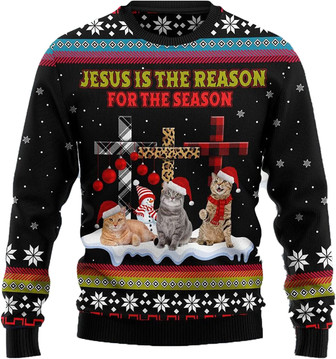 Jeus Christmas Christmas Sweaters for Women - Mens Sweater Winter Holiday Crew Neck Shirt09 Jeus07 - Thegiftio UK