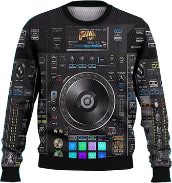 Music Instrument Lovers Christmas Sweaters for Women - Mens Sweater Winter Holiday Crew Neck Shirt27 Music03 - Thegiftio UK
