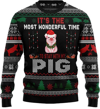 Ugly Christmas Sweaters for Women - Cute Guinea Pig Mens Sweater Xmas Holiday Crew Neck Shirt49 Pig04 - Thegiftio UK