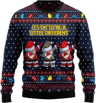 Ugly Christmas Sweaters for Women - Santa Claus Sports Mens Sweater Xmas Holiday Crew Neck Shirt61 Santa03 - Thegiftio UK