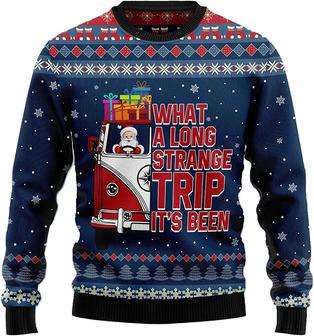 Ugly Christmas Sweaters for Women - Santa Claus Sports Mens Sweater Xmas Holiday Crew Neck Shirt61 Santa09 - Thegiftio UK