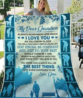 Gift Blanket For Grandson-Gma - Seseable