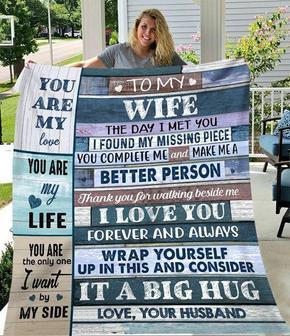 Gift For Wife-You Are My Love,You Are My Life-Love Your Husband Blanket - Seseable