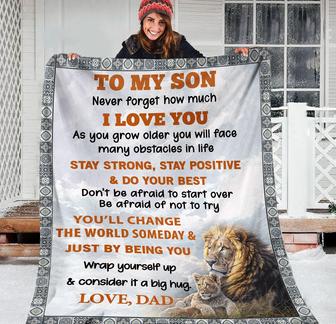 To My Son - You Will Change The World - Blanket - Seseable