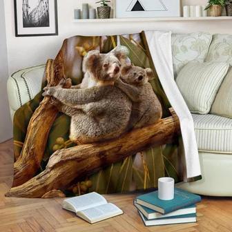 Blanket - Premium Blanket - Australian Koala Blanket 3D Koala - Vibe Hoodie Gift For Christmas, Home Decor - Seseable