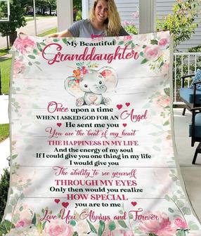 Gift Blanket For Granddaughter-How Special You Are - Seseable