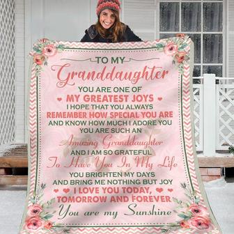 Gift Blanket For Granddaughter-My Greatest Joys - Seseable